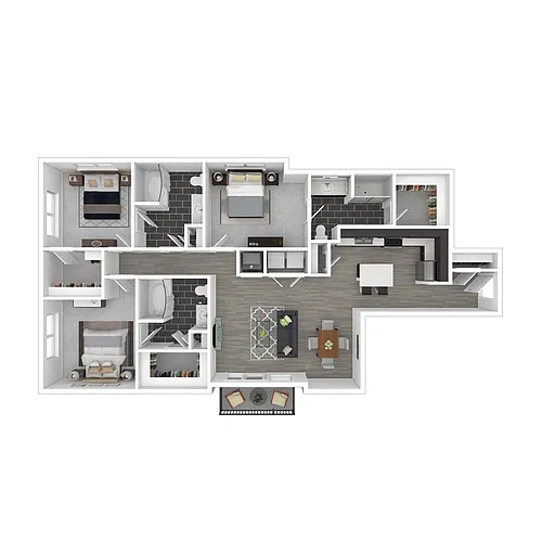 Floor plan 3 Bedroom