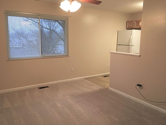 Dining area open to kitchen.