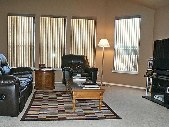 View of family room from dining room