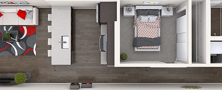 A1 - 1 Bed/1 Bath A1 - 1 Bed/1 Bath