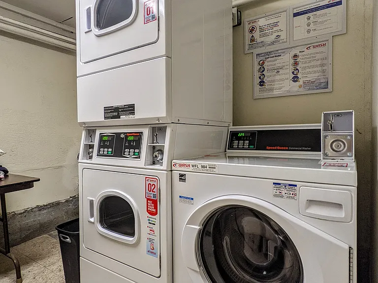 Common area laundry machines