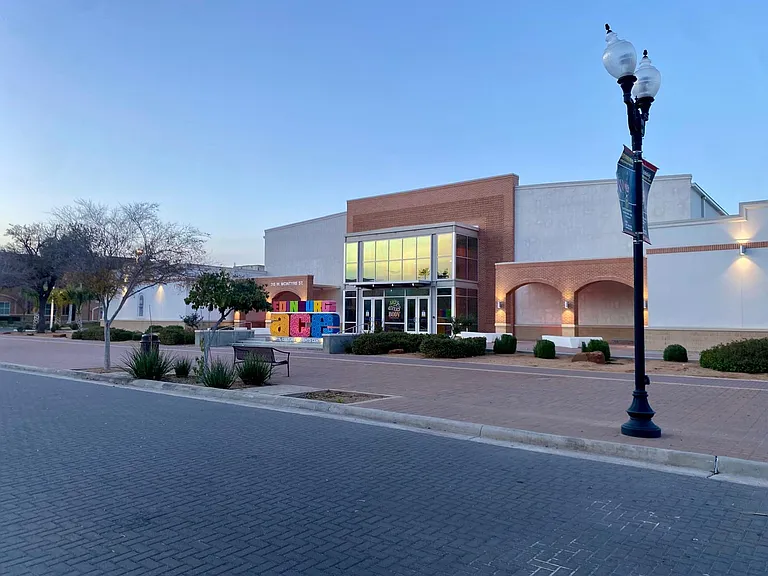 Located in front of the Arts, Culture & Events Center.