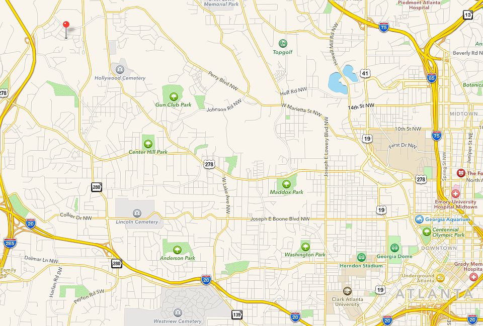 Easy access to 285, midtown, downtown, Smyrna and the airpor