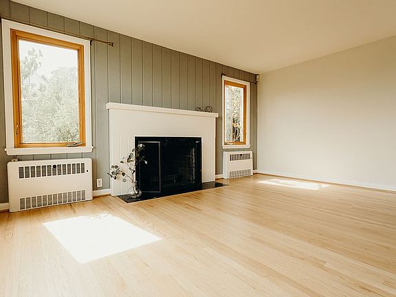 marble surround on fireplace