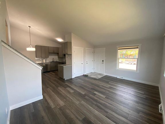 Main Level with Entrance, Living Room and Kitchen/Dining