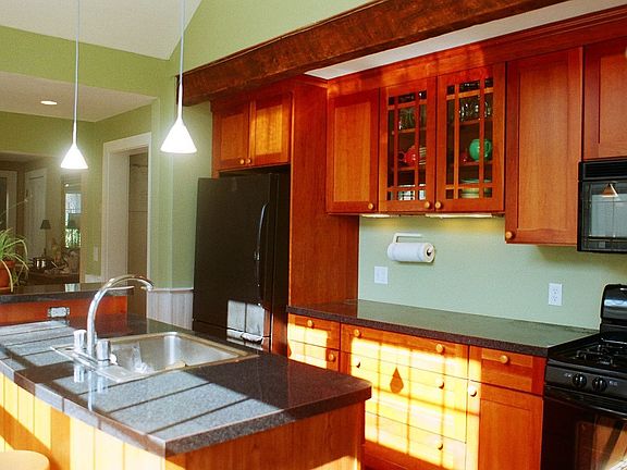 Kitchen looking into dining