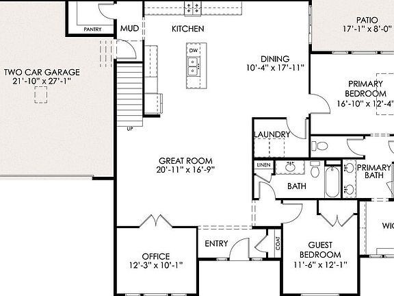 Main Level With Optional Bonus Room