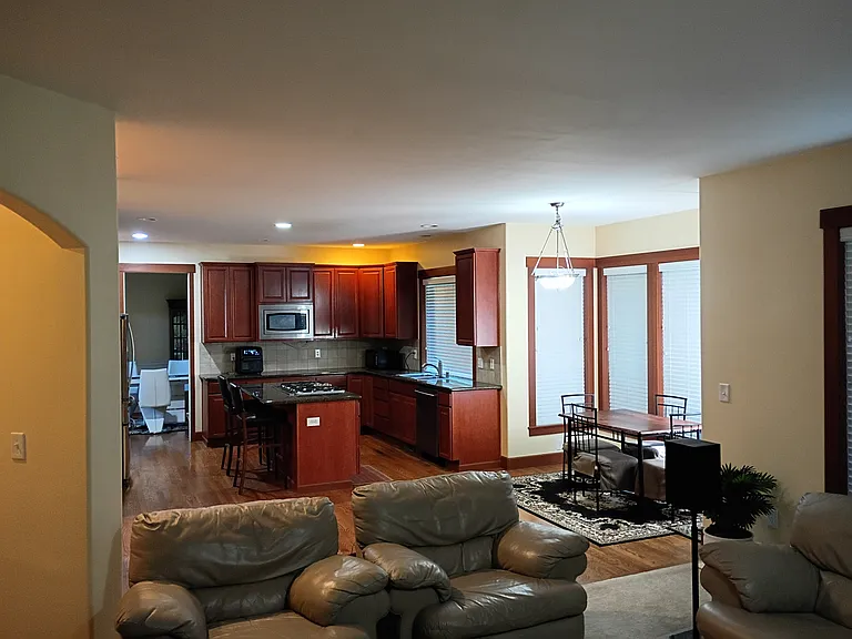 Large kitchen.