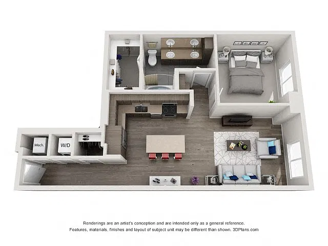 Floor plan A22A