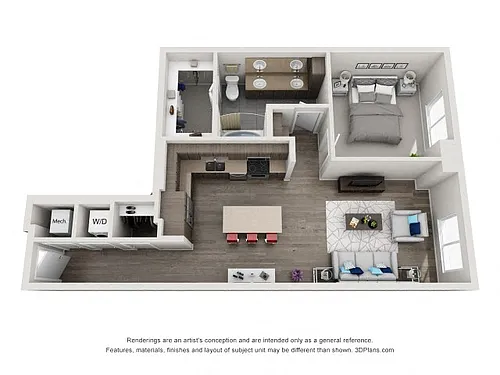 Floor plan A22A