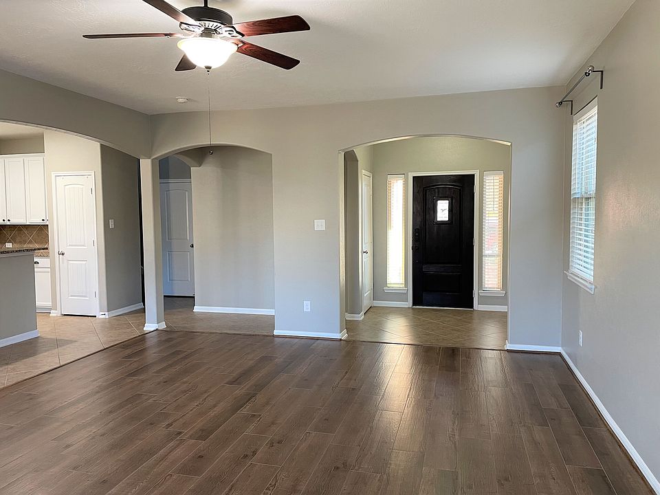 Entry way and living room