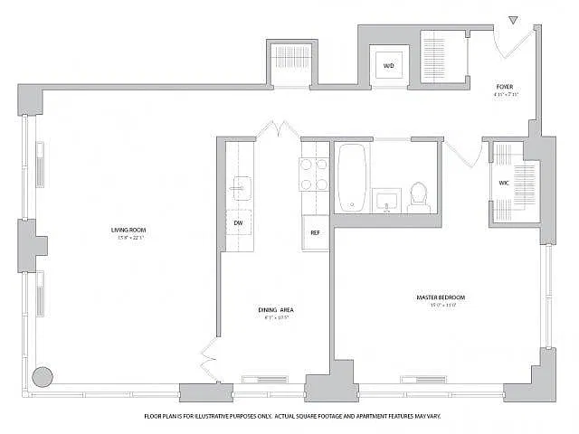 Floor plan 1X1 - A28