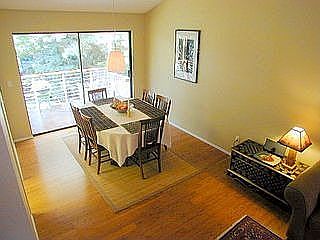 Dining room and back deck