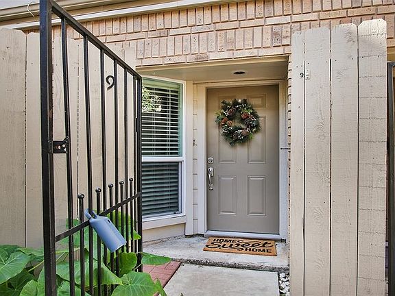Entry gate and patio.