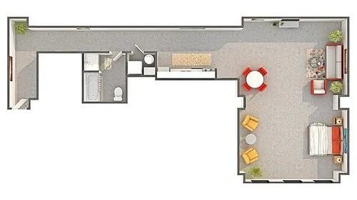 Floor plan Bond Studio