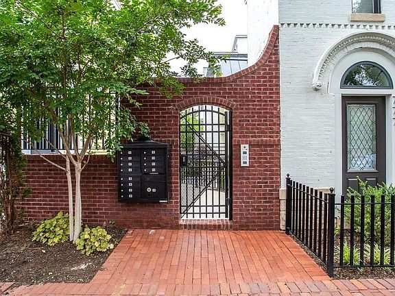 Gate to the Morton Mews condo.