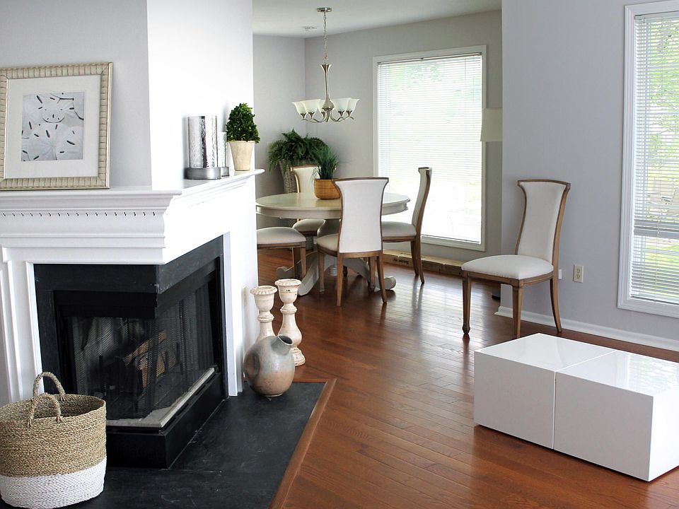 Living Room with Fireplace-Open Floor Plan