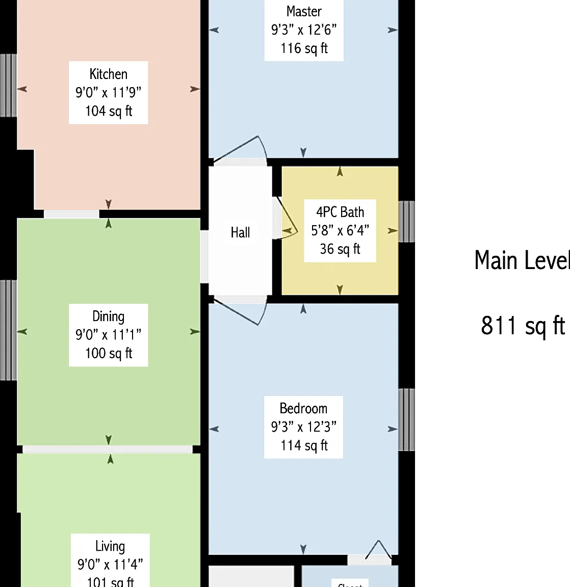2 bed, 800 sqft, $2,400 — Photo 1