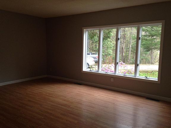 Large windows in living room
