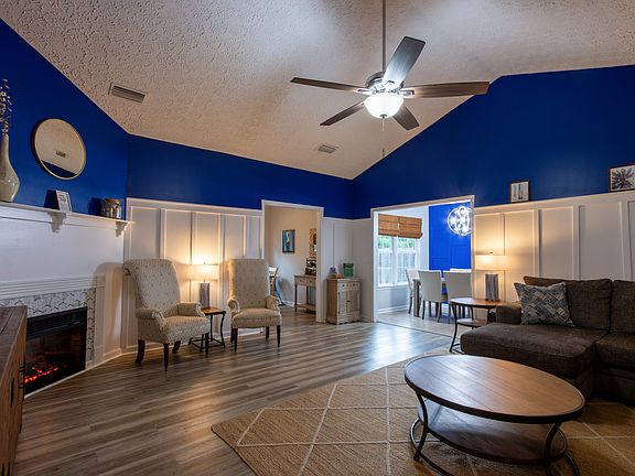 Large living room central in the home.
