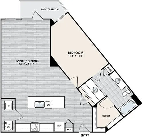 Floor plan A1K