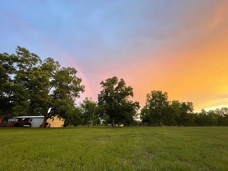 The sun goes down on God's country.