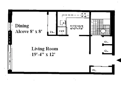 Floor plan Studio