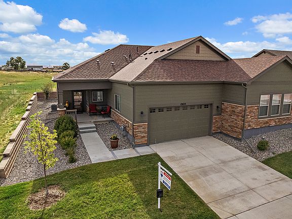 This ranch-style home features low-maintenance living with the added benefit of a community garden and beautifully landscaped walking trails.