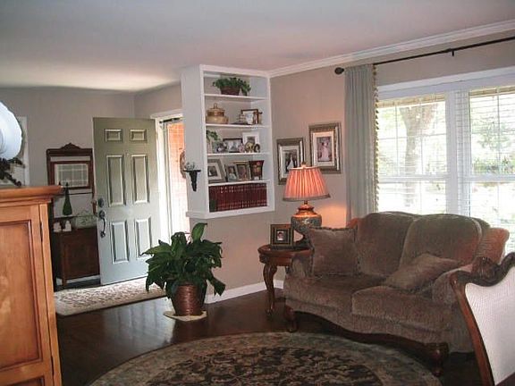 Living room looking into foyer