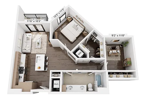 Floor plan A+D4