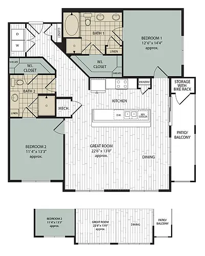 Floor plan B2