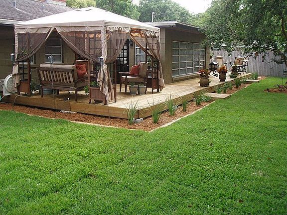 Deck addition by Sunroom