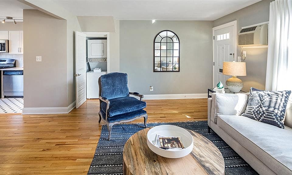 Sustainable wood plank-style flooring throughout