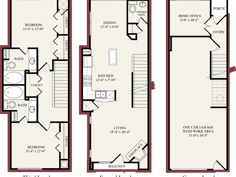 B5-Brownstone floor plan Manchester State Thomas