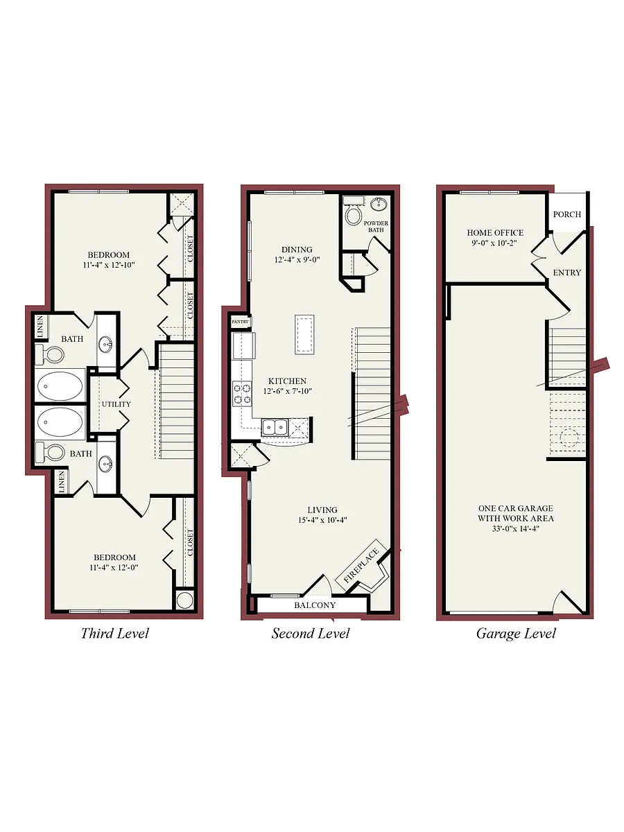 Floor plan B5-Brownstone
