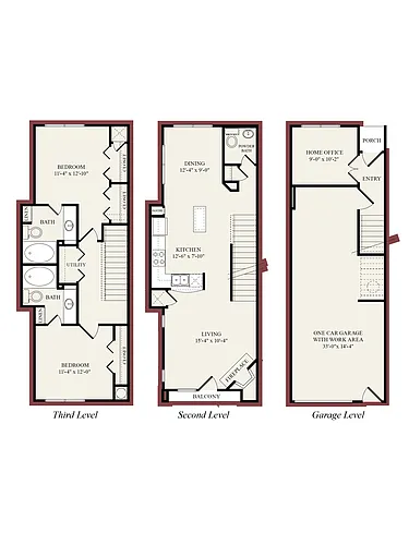 Floor plan B5-Brownstone