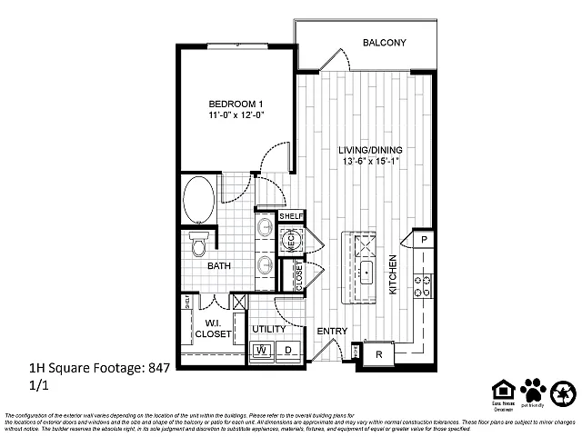Floor plan A6 Renovated