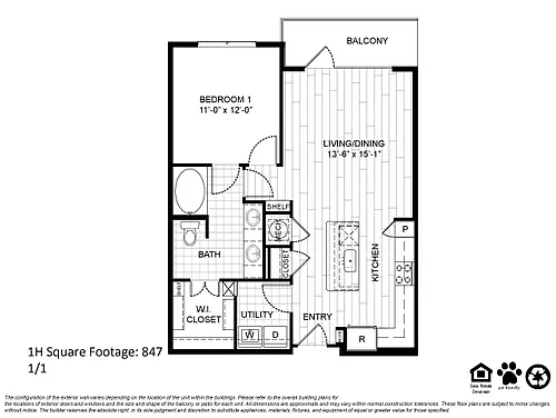 Floor plan A6 Classic