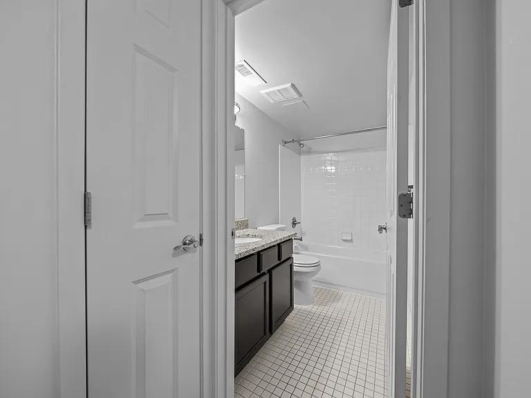Posh bathroom at Westwood Village Apartments in Westland, MI