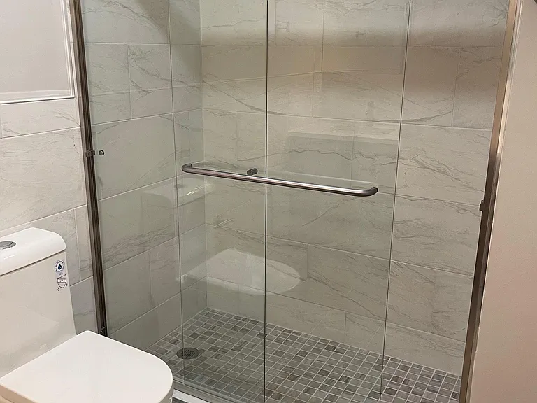 downstairs bathroom shower