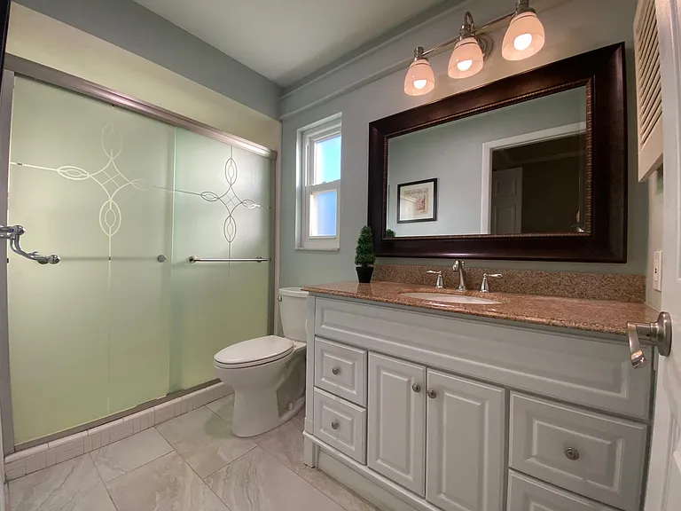 Primary bathroom.