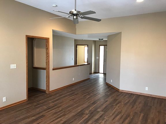 Living room as viewed from other end of the room.