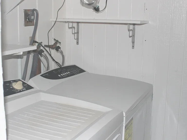 Washer & dryer solely for this unit. Located in garage.