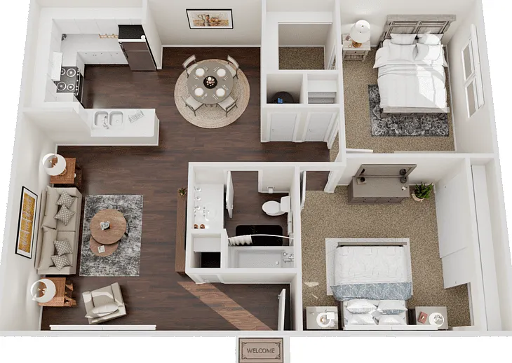 Plan B1 Floorplan Diagram