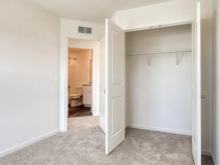 Extra closet and shelving space