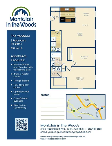 Floor plan MC-LGY+: 2B1.5B-953