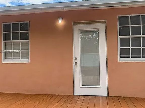 Back Entrance from the Terrance