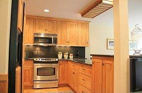 Granite, oak, stainless, chic