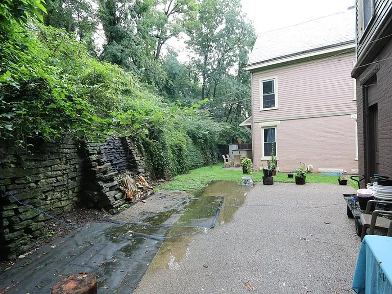 Back of the building