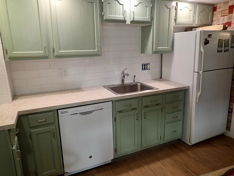newer counter tops and back splash